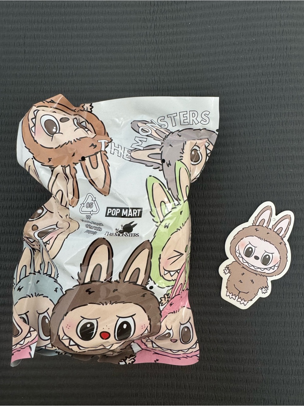 POP MART The Monsters Brown & Cream Plush Collectible - Cute Bunny-Ear Character